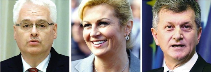Borba utroje: Ivo Josipović, Kolinda Grabar-Kitarović i Milan Kujundžić