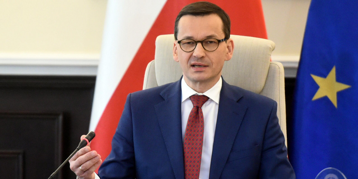 Premier rządu Mateusz Morawiecki 