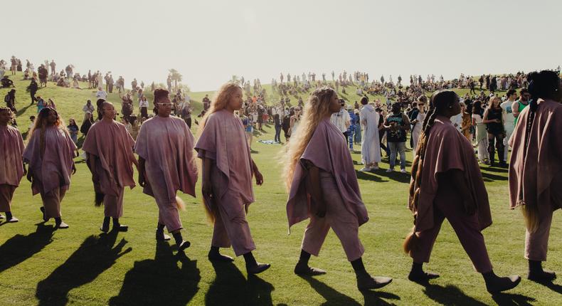 At Coachella, the gospel according to Kanye West