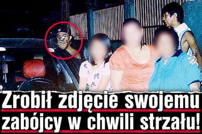 Zrobił zdjęcie zabójcy tuż przed śmiercią!