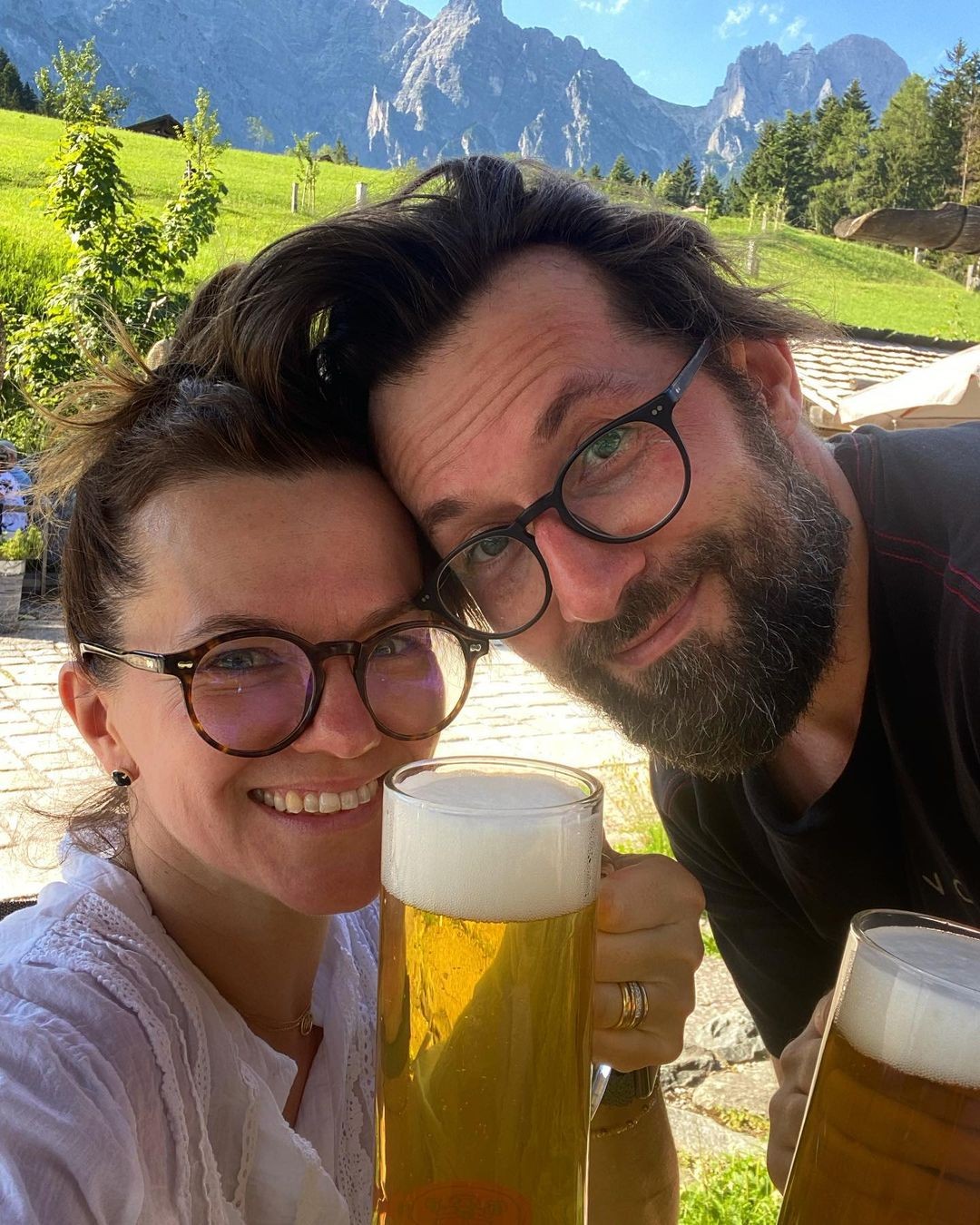 Speváčka Marta Jandová s manželom.