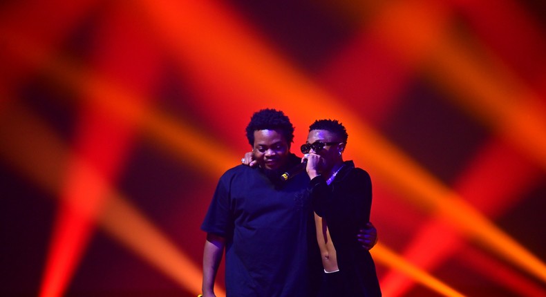 Wizkid and Olamide at Livespot X Festival