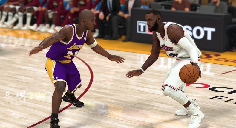 NBA 2K20, Kobe Bryant vs LeBron James