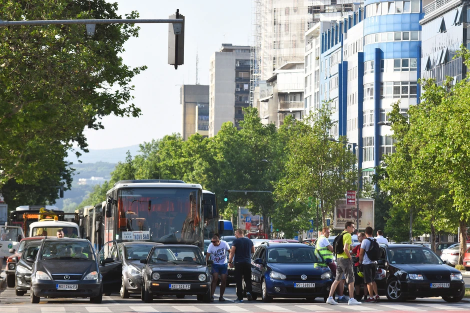 Blokada u Novom Sadu