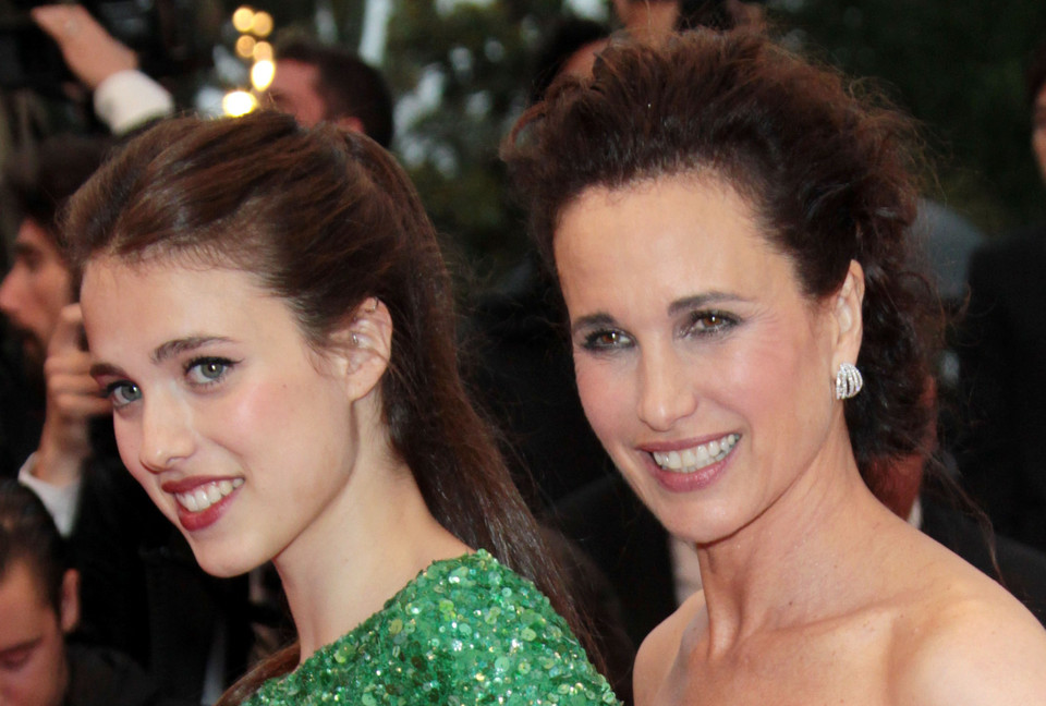 Andie MacDowell z córką w Cannes