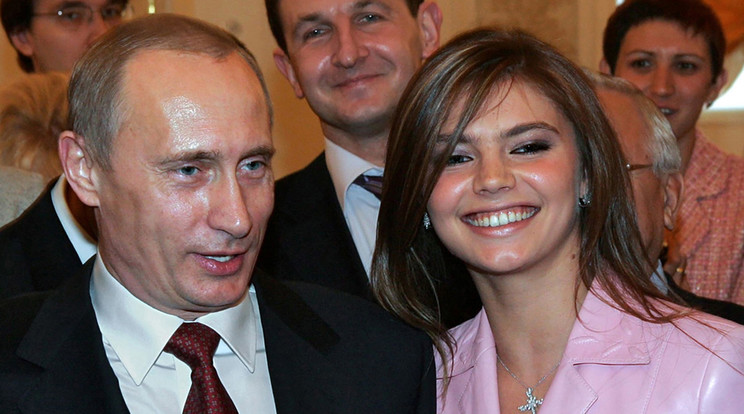 Putyin elnök és olimpiai bajnoktornász barátnője /Fotó:profimedia