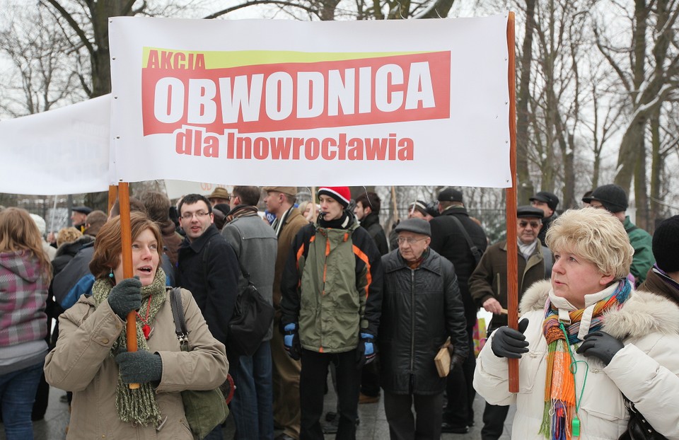 WARSZAWA KPRM INOWROCŁAW OBWODNICA PIKIETA