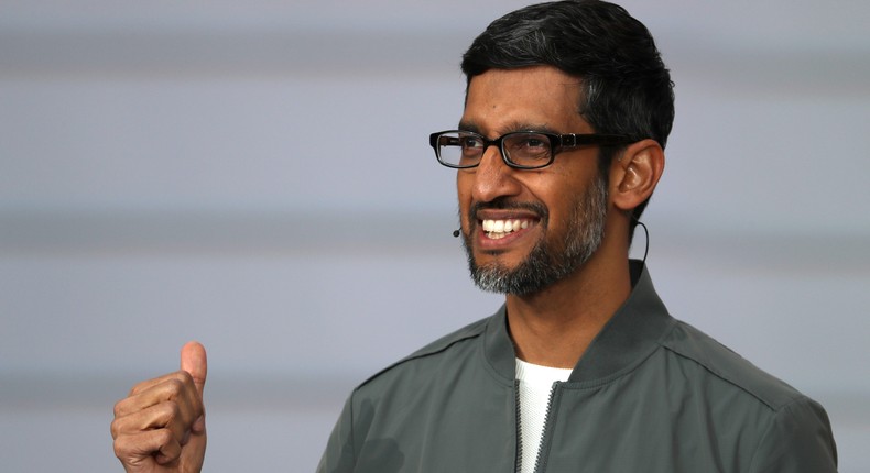 Google CEO Sundar Pichai.
