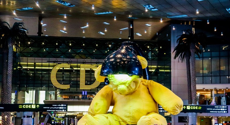 Hamad International Airport.