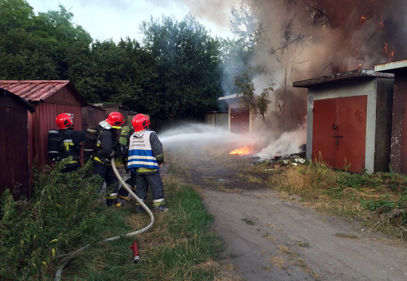 Katowice. Podpalenie nieuzytków i śmieci na osiedlu Tysiąclecia 