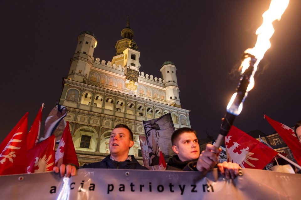 Kibice przeszli ulicami Poznania