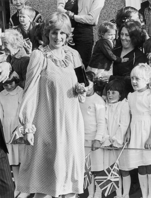 Księżna Diana w ciąży w 1982 r.
