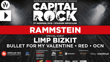 Capital of Rock: Rammstein i Limp Bizkit - rozpiska godzinowa koncertów