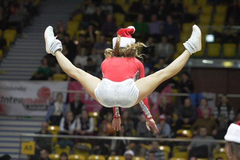 Cheerleaderki z Gdyni już poczuły święta. ZDJĘCIA