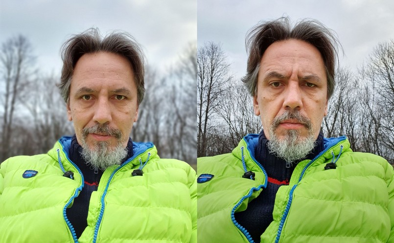 Zdjęcie wykonane Samsungiem Galaxy S10+ - selfie