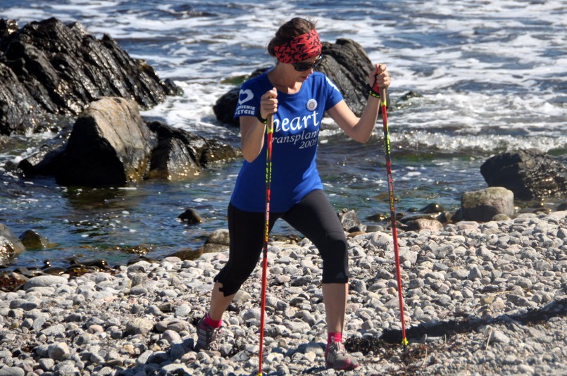 Adriana Szklarz nie poddała się. Treningi nordic walking pomogły jej wrócić do zdrowia po przeszczepie serca