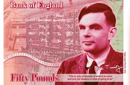 Będzie nowy banknot 50-funtowy, a na nim Alan Turing