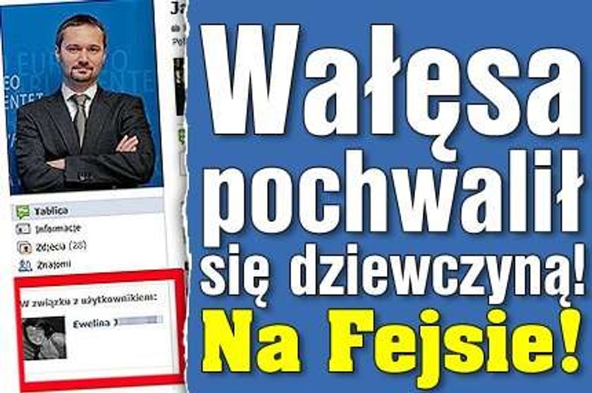 Wałęsa pochwalił się dziewczyną! Na Fejsie!