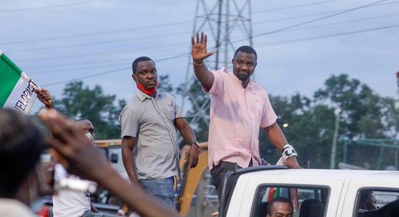 John Dumelo files nomination to contest Ayawaso West Wuogon seat