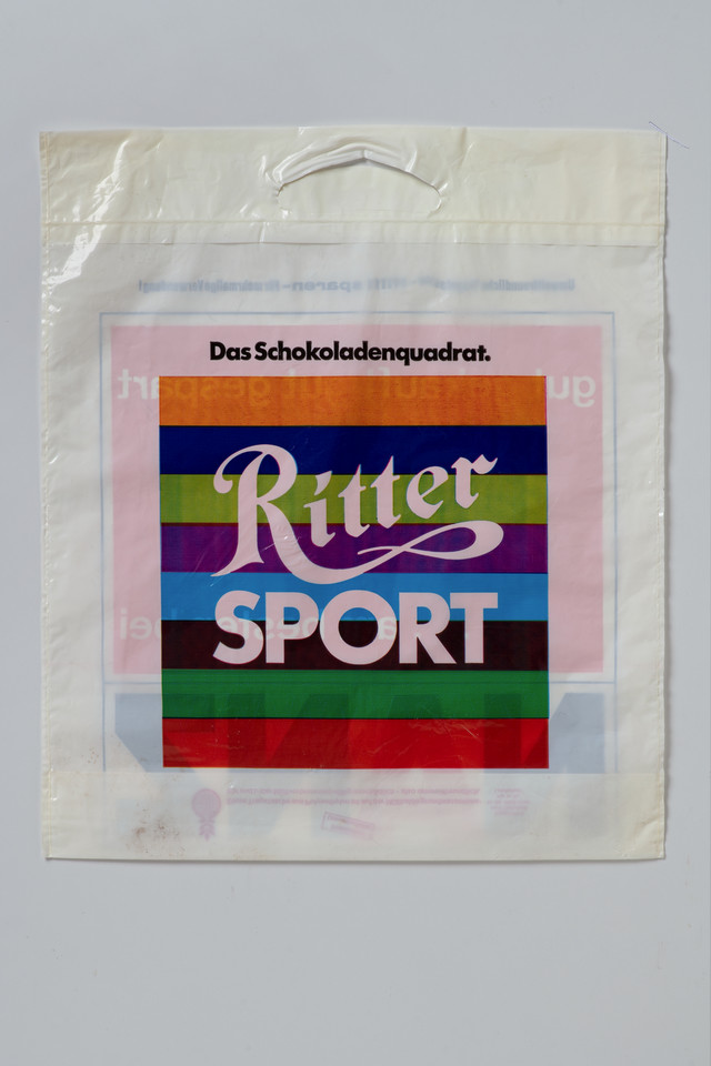 "Adieu Plastiktüte!" - reklamówka "Ritter Sport. Das Schokoladenquadrat"
