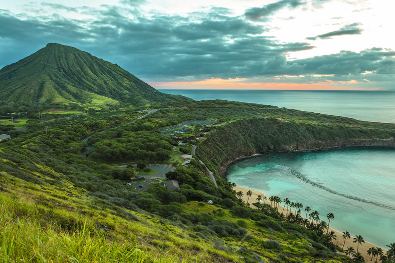 Koko Head Crater i Zatoka Hanauma, Oahu, Hawaje, Stany Zjednoczone