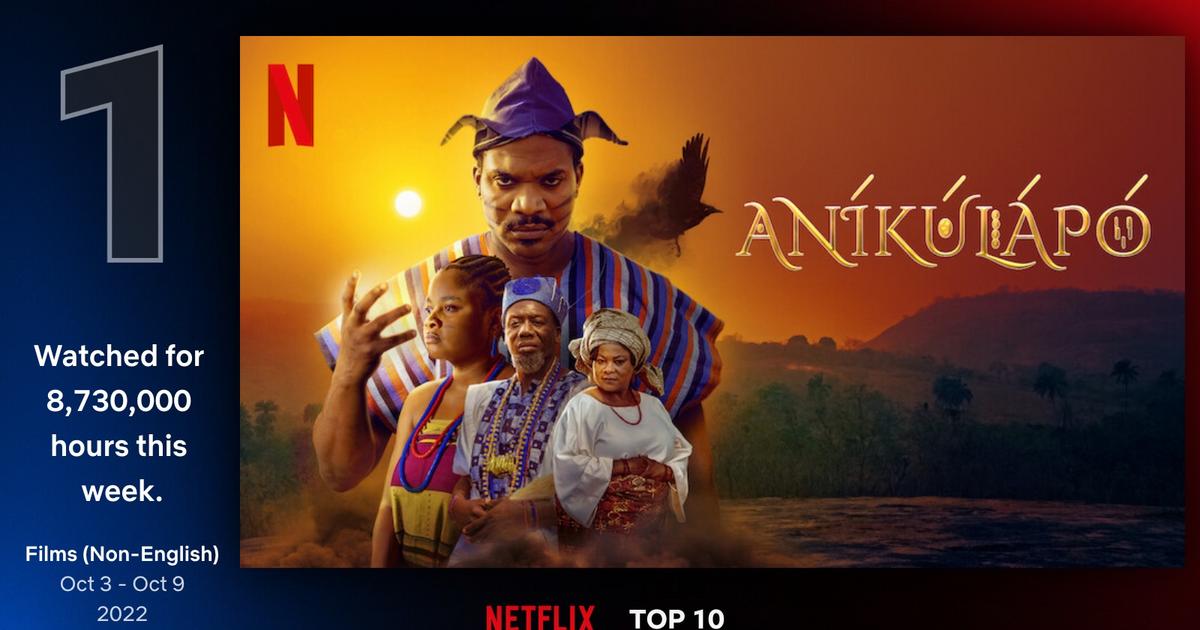 Nigerian Stories Landing on Netflix’s Top 10 Lists Around the World