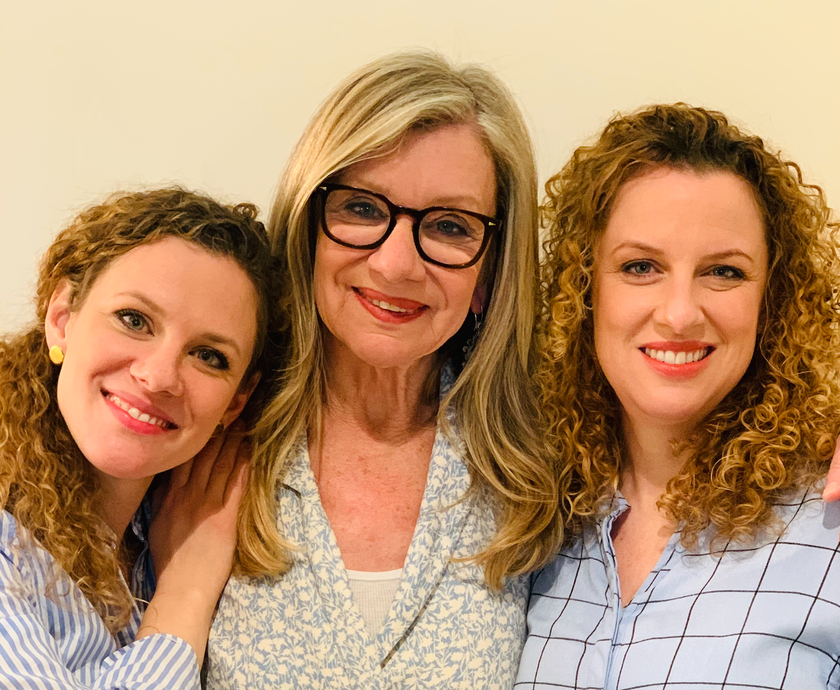 Mama Bea mit ihren beiden Töchtern Kim (l.) und Lia.