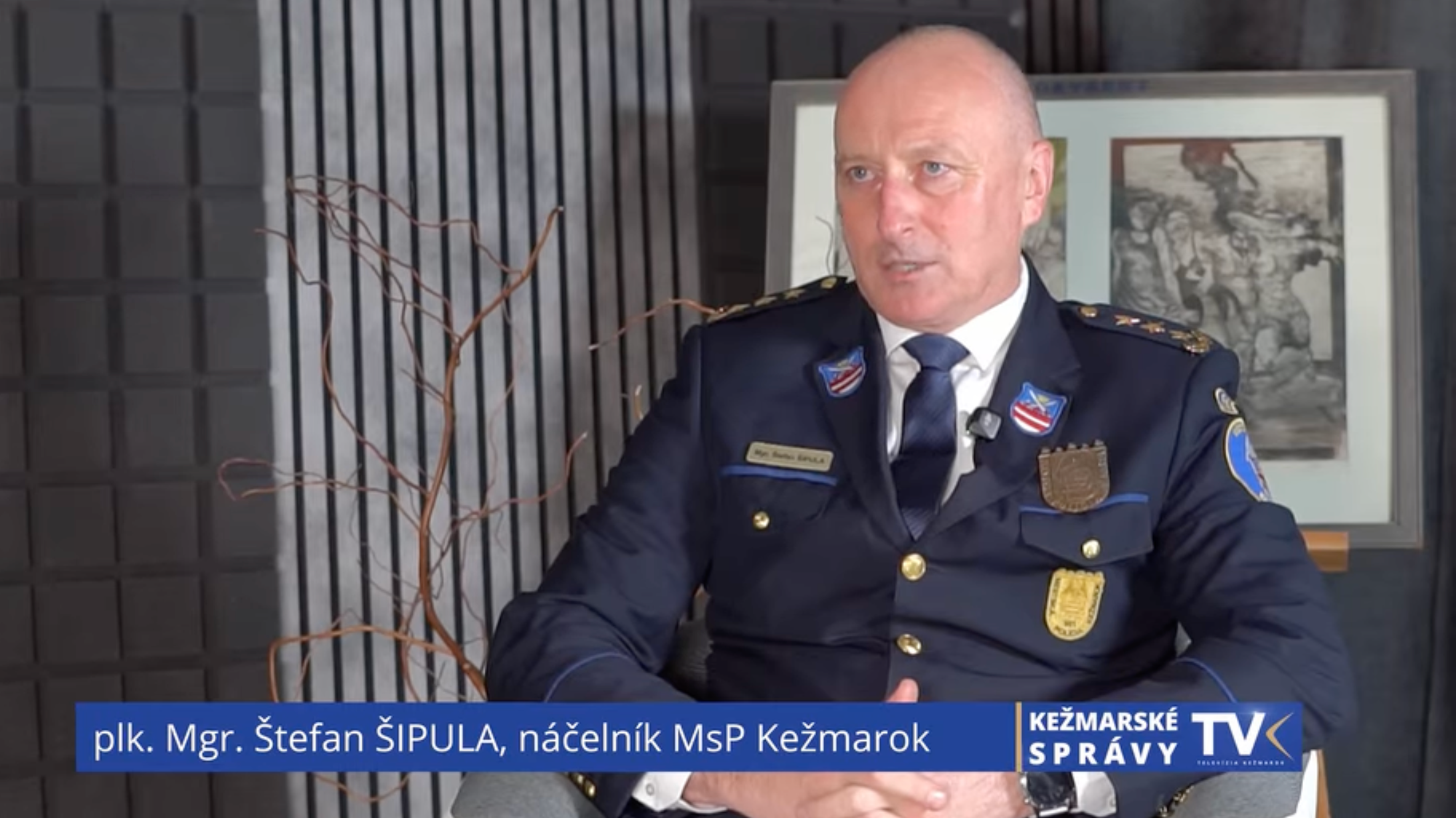 Šéf kežmarskej mestskej polície Štefan Šipula