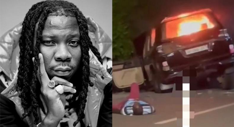 V8 driver shot in Dzowulu; Stonebwoy lambasts witnesses for taking videos than saving him