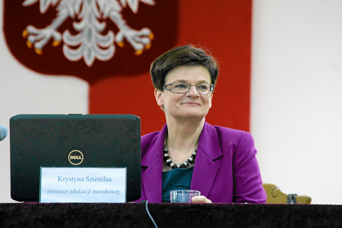 Rzecznik minister tłumaczy ją z wpadki