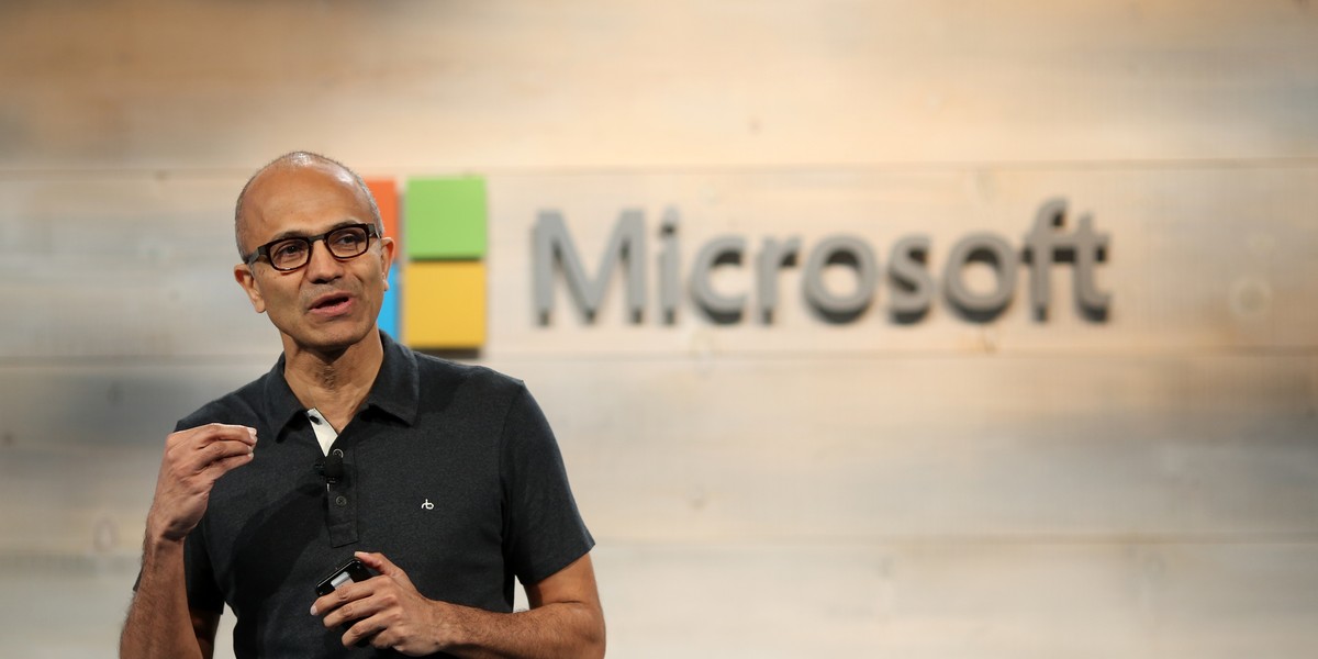 Microsoft CEO Satya Nadella.