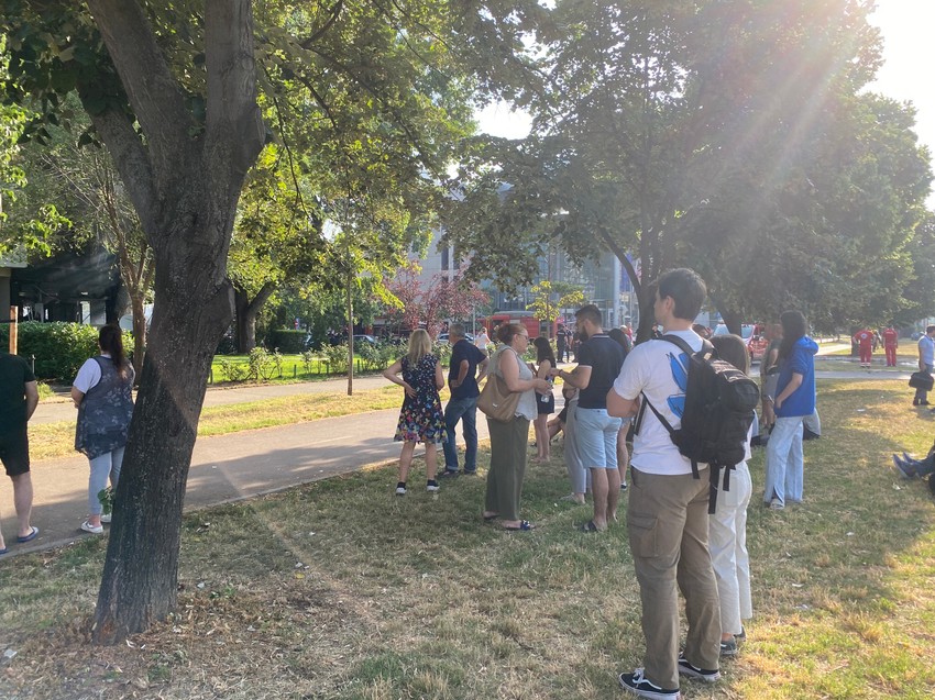 Požar na Novom Beogradu