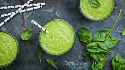 Spinach is a great sneaky vegetable for smoothies, but Jerome Adams has a secret second veggie.Johner Images/Getty Images