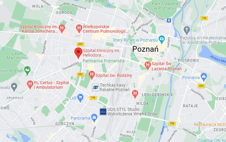 Miejsce ucieczki więźnia w Poznaniu