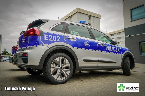 Elektryczny radiowóz kia e-Niro