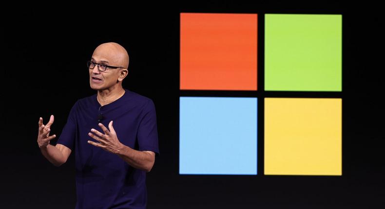 Microsoft CEO Satya NadellaJustin Sullivan/Getty Images