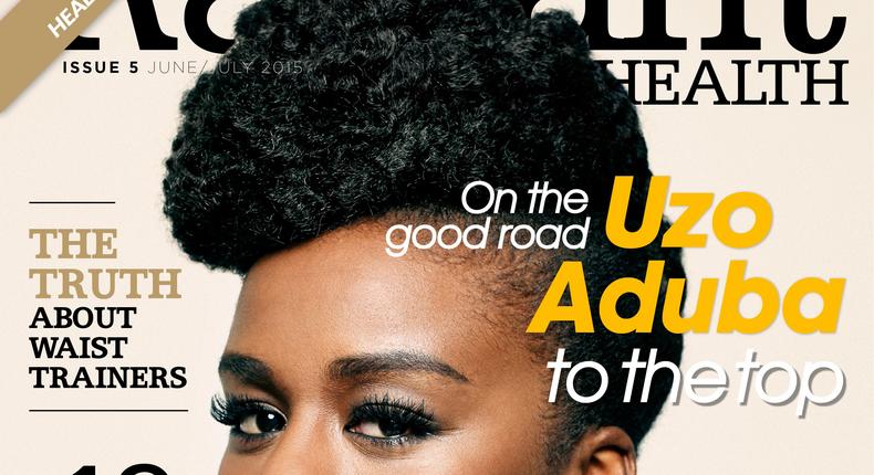 Uzo Aduba covers Radiant Health Magazine