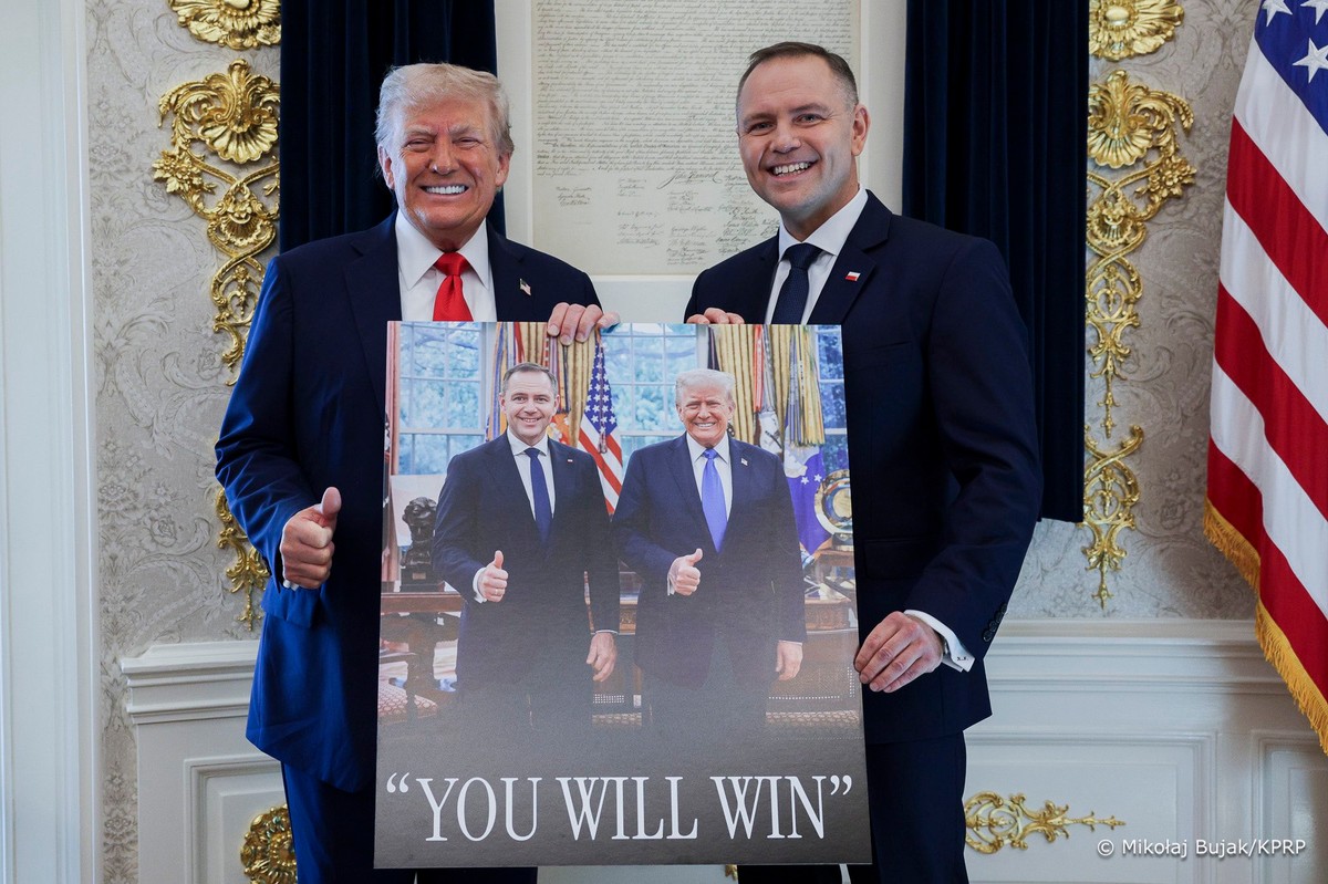 Donald Trump i Karol Nawrocki