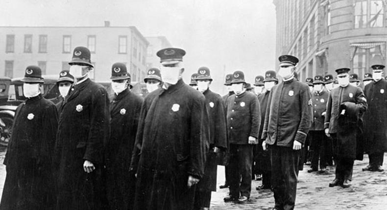 Seattle Police, 1918 Flu