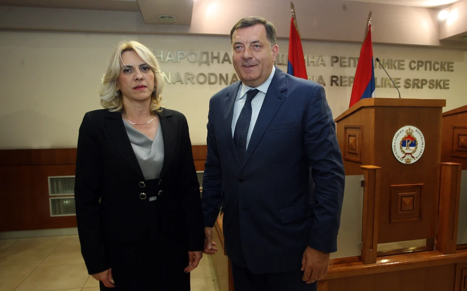 Željka Cvijanović i Milorad Dodik 