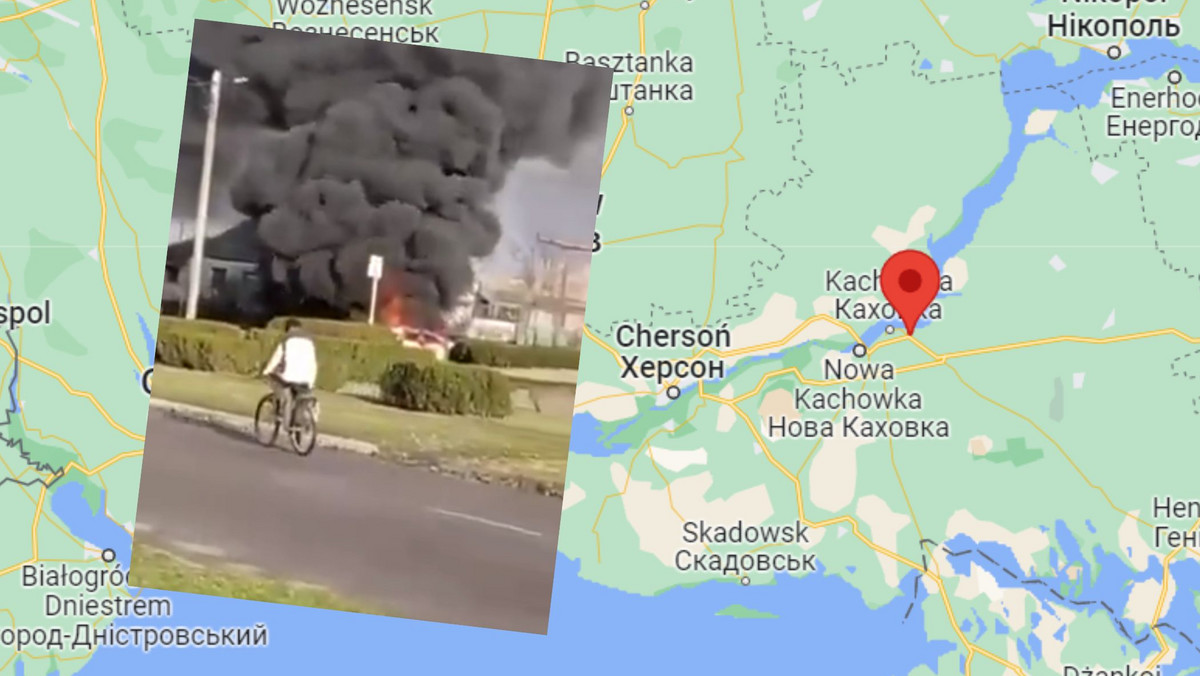 Ukraina: kolaboracyjny sołtys zginął w eksplozji samochodu nad Dnieprem