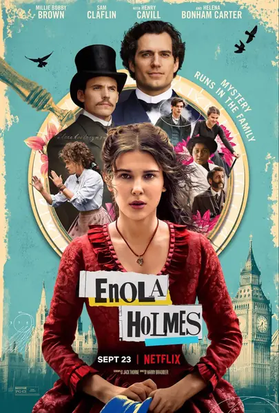 Plakat &quot;Enola Holmes&quot; materiały prasowe Netflix