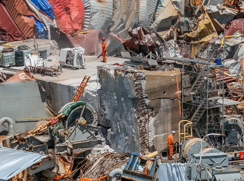 Urušeni most u Baltimoru