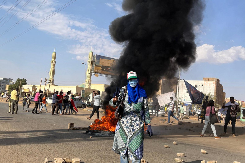 Protesty w Chartum, stolicy Sudanu