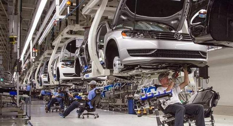 Volkswagen plant in Germany