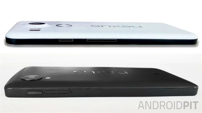 LG Nexus 5X (na górze) i Nexus 5 z 2013 roku (niżej)