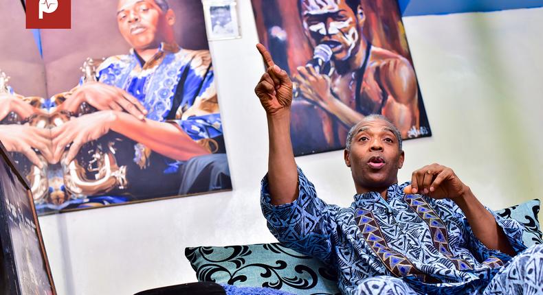 Femi Kuti opens up on how his late dad, Fela Anikulapo Kuti, condemned his first album, 'Femi Kuti'. [Pulse]