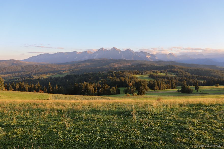 Widok na Tatry