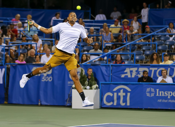 Nick Kyrgios wywołał kolejny skandal. Rzucił butelką w krzesło sędziego [WIDEO]