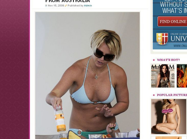 Britney Spears relaksuje się w bikini